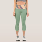 Leggings Capri Formes abstraites (Recto)
