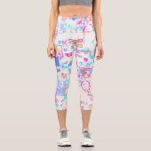 Leggings Capri Formes géométriques Abstraites (Recto)