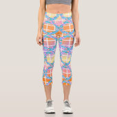 Leggings Capri Formes géométriques monochromatiques autres que de (Recto)
