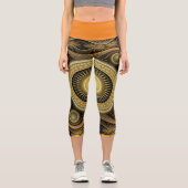 Leggings Capri Fractal | Zazzle_Growshop (Recto)