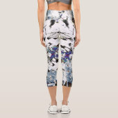 Leggings Capri Fractale fracturée (Verso)