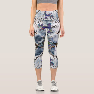 Leggings Capri Fractale fracturée