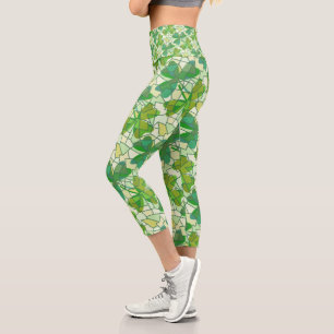 Leggings Capri Fragments shamrocks