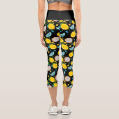 Leggings Capri Fraîches Citron Citron Motif (Verso)