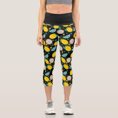 Leggings Capri Fraîches Citron Citron Motif (Recto)