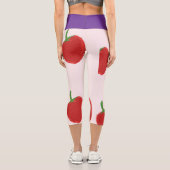 Leggings Capri fraise peinture capri (Verso)