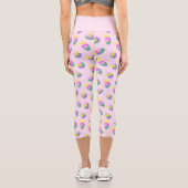 Leggings Capri Fraise rose (Verso)