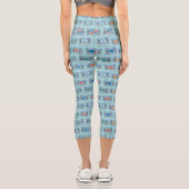 Leggings Capri FRIENDS™ | The One With Video Tape Pattern (Verso)
