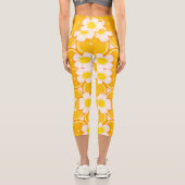Leggings Capri Fruits et fleurs art moderne tendance (Verso)