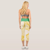 Leggings Capri Fumée Et Vert (Verso)