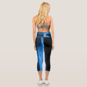 Leggings Capri Fumée | Zazzle_Growshop. (Verso)