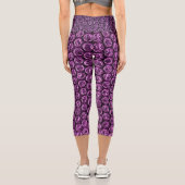 Leggings Capri FUN Buble Wrap Purple (Verso)