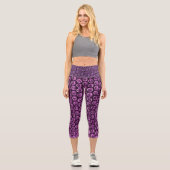 Leggings Capri FUN Buble Wrap Purple (Recto)