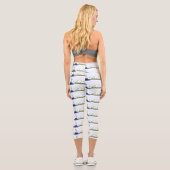 Leggings Capri Funny hippo birdie deux brebis (Verso)