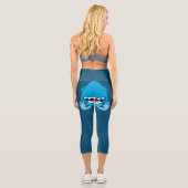 Leggings Capri Funny Shark (Verso)