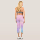 Leggings Capri Galaxie des Stars de Parties scintillant holograph (Verso)