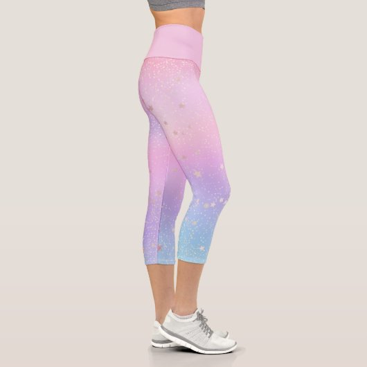 Leggings Capri Galaxie des Stars de Parties scintillant holograph (Droite)