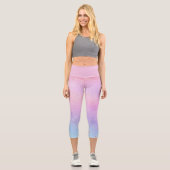 Leggings Capri Galaxie des Stars de Parties scintillant holograph (Recto)