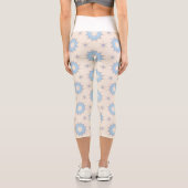 Leggings Capri Géométrie Blue Starburst (Verso)