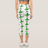 Leggings Capri Germinator cyborg plante dessin humoristique (Verso)