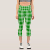 Leggings Capri Gingham- | Zazzle_Growshop. (Recto)