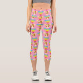 Leggings Capri Gizmo | Rainbow Pattern (Recto)