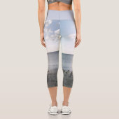 Leggings Capri Gloire du soleil à la plage (Verso)