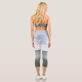 Leggings Capri Gloire du soleil à la plage (Verso)