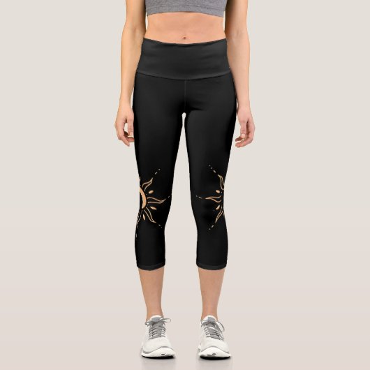 Leggings Capri Gold Sun  (Recto)