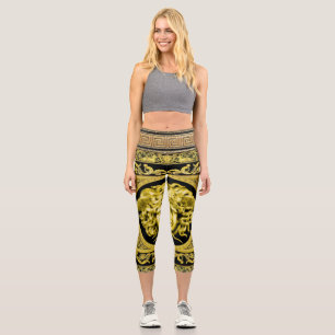 Leggings Capri Golden Medusa Classique