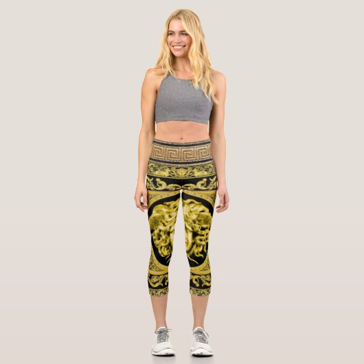 Leggings Capri Golden Medusa Classique (Recto)