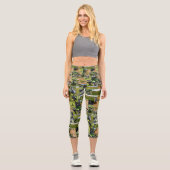 Leggings Capri Golf Photo Collage Capri Leggings, (Recto)