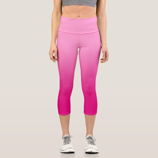 Leggings Capri Gradient rose et fuchsia (Recto)