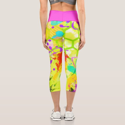 Leggings Capri Graffiti été (Verso)