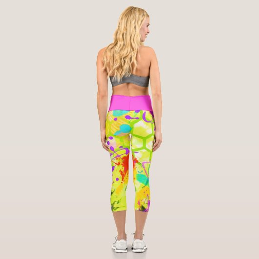 Leggings Capri Graffiti été (Verso)