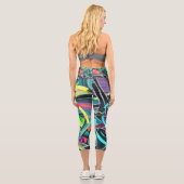 Leggings Capri Graffiti urbain01 (Verso)