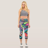 Leggings Capri Graffiti urbain01 (Recto)