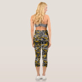 Leggings Capri Graffiti urbain Motif de rue (Verso)