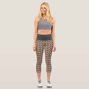 Leggings Capri Graisse Et Café Sassy
