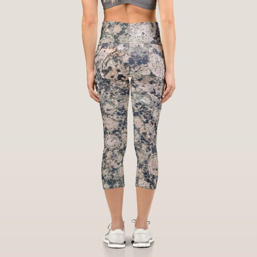 Leggings Capri Granite background (Verso)