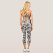 Leggings Capri Granite background (Verso)