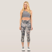 Leggings Capri Granite background (Recto)