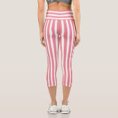 Leggings Capri Gratté rose (Verso)