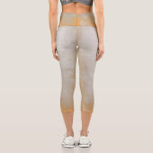 Leggings Capri Gray Orange rustique (Verso)