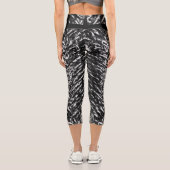 Leggings Capri Gray Wolf Faux conception capillaire (Verso)