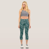 Leggings Capri Green Abstract Capris (Recto)