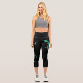 Leggings Capri Green Geckos (Recto)