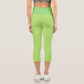 Leggings Capri Green Zig-Zag Capris (Verso)