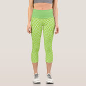 Leggings Capri Green Zig-Zag Capris (Recto)