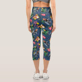 Leggings Capri Gremlins™ 80's Retrowave Pattern (Verso)